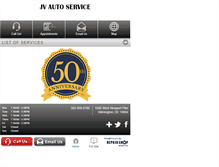 Tablet Screenshot of jvautoservice.net